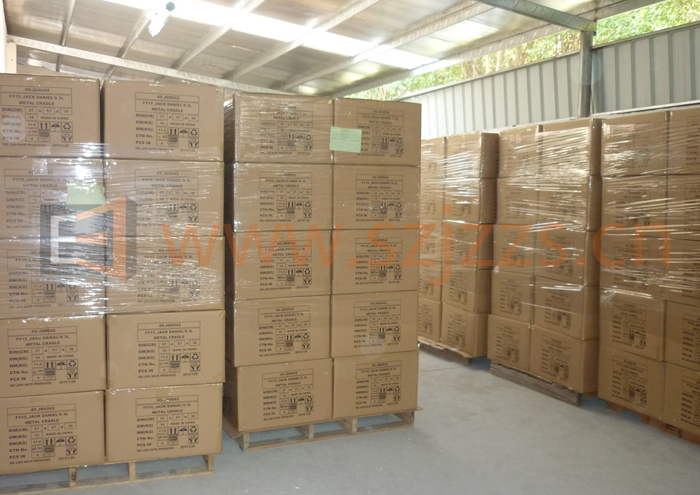 杰克丹尼品牌酒架倉庫存放