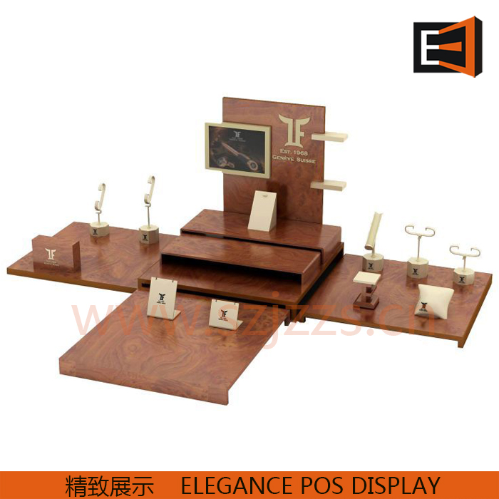 高檔木質(zhì)手表展示架